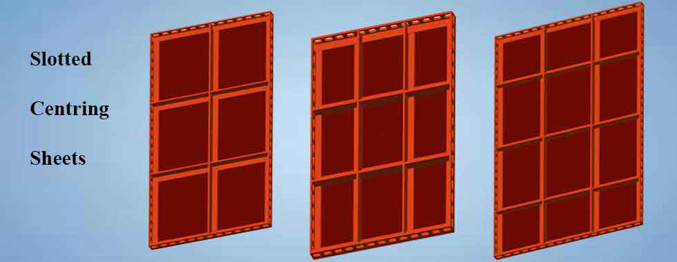 Centring sheet
